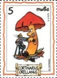 A gomba bélyegen